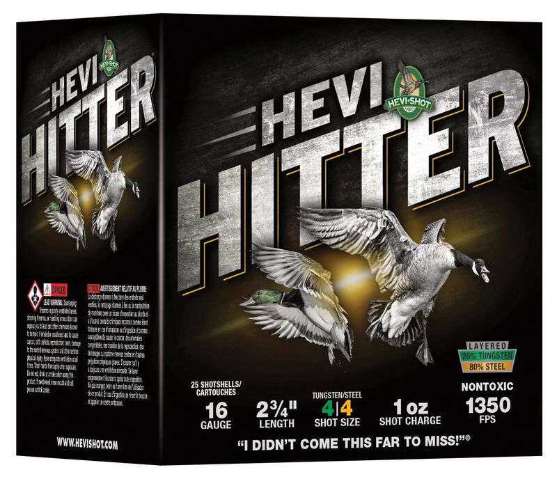 HEVI-Hitter, 16 Gauge, 4 Shot, 2-3/4 in, 1 oz, 1350 fps